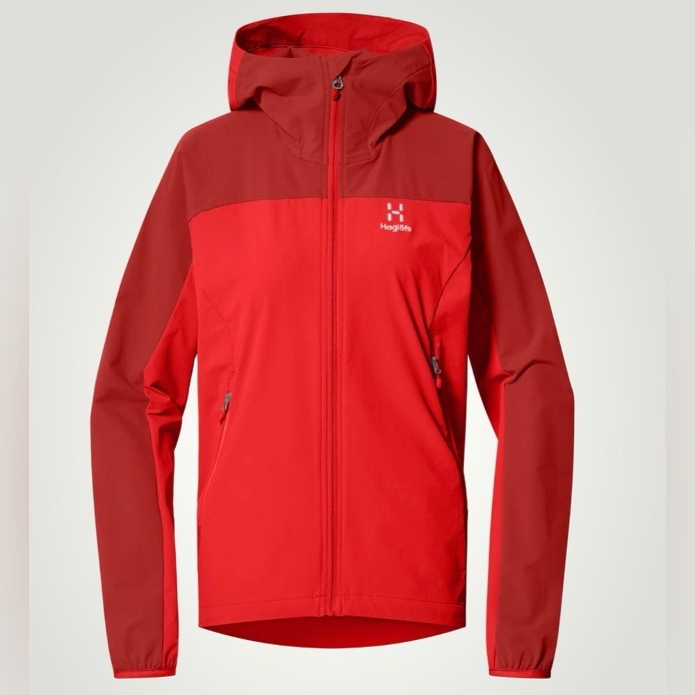 Haglofs Moran soft shell lightweight outdoor hoody Jacket women’s size XL